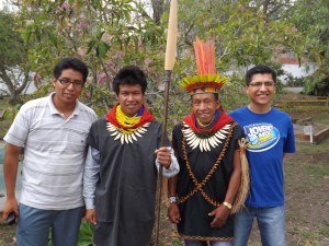Celebratory picture for finishing the recording!  (L-R:  Luis, Marcelo, Ramon, Adolfo)